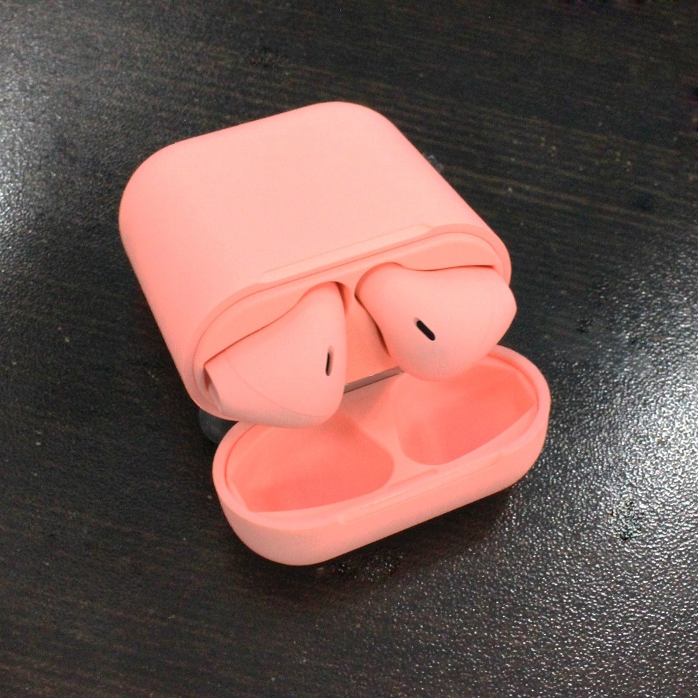 Touch Control Earbuds Headphones - Bubble Pink